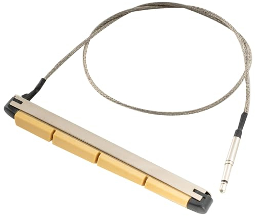 Musiclily Basic Transducer Under Saddle Keramik Piezo Tonabnehmer Pickup für 4-Saiter Akustik Bass, 84mm×6mm