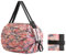 muqqa Faltbare Einkaufstaschen,wiederverwendbare Einkaufstasche, Carry Bag,Shopping Bag, Einkaufstaschen schnelltrocknend reißfest für Aufbewahrung, Picknick, shopping, Reisen (Rosa Camouflage)