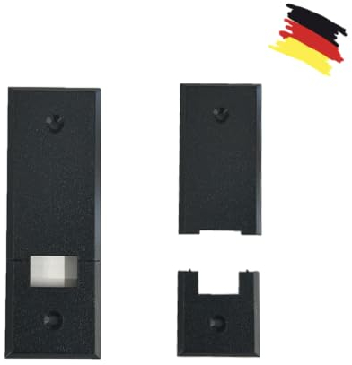 Rolladengurt Abdeckung Lochabstand 135 mm Schwarz Strukture, Gurtwickler Abdeckung Montage ohne Gurtausbau, DIY