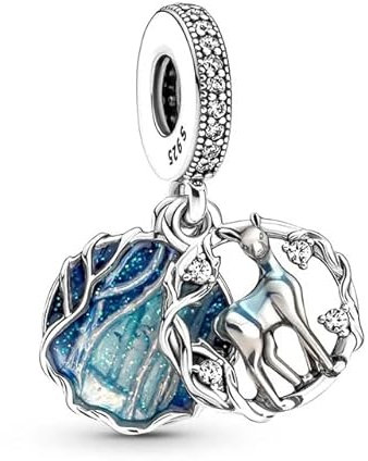 JOME Charm aus 925er Silber | Inspiriert von der magischen Welt von Harry Potter | Kompatibel mit europäischen Armbändern (Patronus)