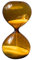 Purzen Sanduhr-Sanduhren, Sanduhr-inspiriertes Glas für Zuhause, Schreibtisch, Bürodekoration,15 Minutes