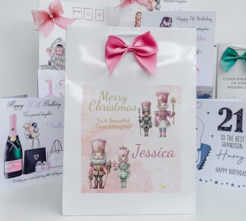 Personalised Christmas Nutcracker Gift Bag