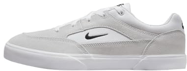 Nike SB Malor Skate Shoes White - Black - Summit White - Gum Light Brown, White/Black-summit White-gum Light Brown, 10 UK