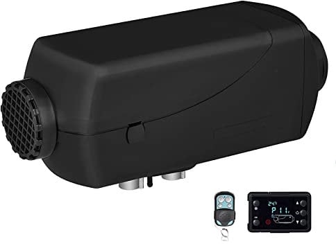 Riscaldatore diesel da parcheggio 12V 2KW, serbatoio da 10L, con display LCD e telecomando, riscaldamento rapido, sbrinamento, sbrinatore, per tenda, auto, camper, camion, camper, roulotte, camper,