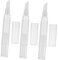 FOMIYES 3pcs Refill Pen Nail Oil Pen Lip Gloss Tube 5ml PP Silicone Tip Precision Applicator Empty Twist Foundation Essential Oil Cuticle Refillable Travel Container