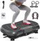 bigzzia Vibration Platform with Rope Skipping, Whole Body Workout Vibration Fitness Platform Massage Machine for Home Training and Shaping (inky)