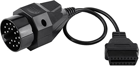Watris Veiyi 20Pin OBD1 auf 16 Pin OBD2 Adapter, 12.6 Inch OBD Stecker, OBD Verlängerung, Kompatibel mit E36 E38 E39 E46 E53 X5 Z3