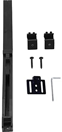 Schiebetür-Dämpfer Soft-Close Montageplatte 80kg Universell | Kunststoff Türbremse, Selbstschließsystem für Scheunentüren, Schrauben und Schraubendreher enthalten