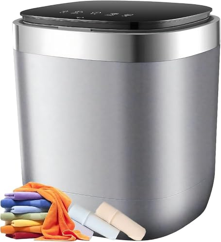 Portable Washer Dryer Combo - Fully Automatic 3-in-1 Compact Laundry Machine for Apartments, Dorms, and Travel