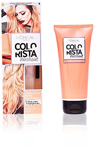 L'Oréal Paris Colorista Washout Pastel Colorazione Pastello Capelli Temporanea, Adatta per Capelli Biondi o Schiariti, Pesca (Peach)