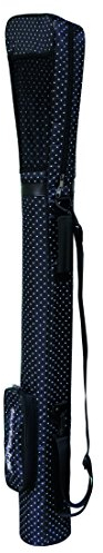 SL Golf Golftasche/Pencilbag/Reisebag/Rangebag/Pistolbag/Tragebag mit integrierter Schutzhaube und Außentasche in Farbe: Black-White-Point