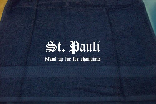 ShirtShop-Saar St. Pauli - Stand up for The Champions; Städte Handtuch, dunkelblau