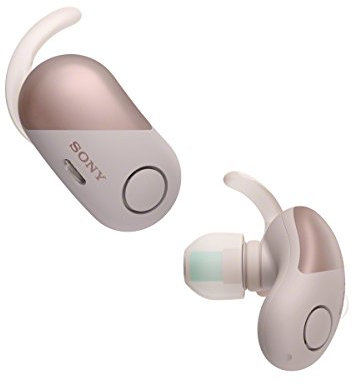 Sony WF-SP700N Truly Wireless Noise-Cancelling Sports Headphones with EXTRA BASS and IPX4 Splash Proof - Pink