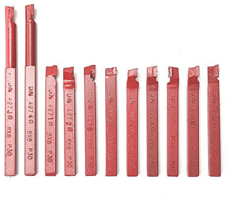 EsportsMJJ 11Pcs Hartmetall-Spitze-Fräse-Drehwerkzeug-Satz Für Metal Drehbank-Schneidewerkzeug