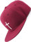 Bexxwell Snapback Cap rot mit Kreuz (optimale Passform, Kappe, red, Cross, Unisex)