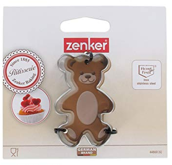 Zenker 44860 Ausstechform Bär, Edelstahl