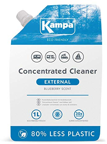 Kampa Nettoyant liquide nettoyant pour toilettes et liquides (Eco Concentrated Cleaner 1 L Eco Poch)