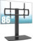 Universal TV Stand/Base Tabletop TV Stand with Wall Mount for 40 to 86 inch 5 Level Height Adjustable, Heavy Duty Tempered Glass Base, Holds up to 132lbs Screens, HT03B-003