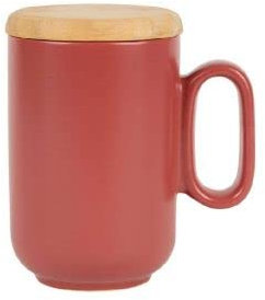 Sema - TISANIERE BALTIKA en GRES Rouge Mat 0,5 L Filtre INOX