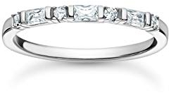 THOMAS SABO Ring weiße Steine 925 Sterling Silber TR2348-051-14-54