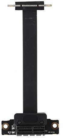 PCI-E-Verlängerungskabel, PCI-E PCI Express 1X-Verlängerungskabel PCIe Gen3 8-Gbit/S-Verlängerungskabel Kompaktes Flexibles Kabel 10 cm 90-Grad-Kabel mit LED-Anzeige