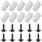eMagTech 20 x 6549354 90BG17K657AA Frontstoßstange, Flügelschrauben und Schraube, Servolenkungsrohre, kompatibel mit Ford Fiesta ST150 Focus 98-2005