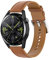 BoLuo 22mm Uhrenarmbänder für Garmin Venu 2 Armband,Genuine Leather Ersatzband Uhrenarmband Armbänder Strap für Coros Vertix/Coros Apex 46mm /Apex Pro/Ticwatch Pro 2021/Ticwatch Pro 2020 (Braun)