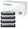 Kineco 4 Toner mit CHIP kompatibel für HP Color Laserjet Pro M255dw M255nw MFP M282nw MFP M283cdw MFP M283fdn MFP M283fdw W2210X W2211X W2212X W2213X 207X