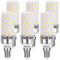 Akynite Maiskolben LED E14 12W Warmweiß 3000K, 1450LM, Ersetzt E14 100W Glühbirnen, Stabform Cornlampe, LED Maiskolben E14 Warmweiss für Deckenlampe, Nicht Dimmbar, 6er-Pack