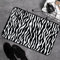 GOSUNA Memory Foam Badezimmer- 40 x 60 cm,Zebra-Haut-Muster-Entwurfs-Tierdruck,Badteppich Saugfähige Rutschfester Badvorleger Waschbar Badematte