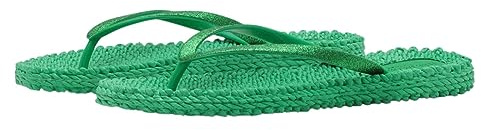 Ilse Jacobsen HORNBÆK | Cheerful01 | Damen Flip Flops mit Glitter | Dänische Design | Sommer Strand Zehentrenner