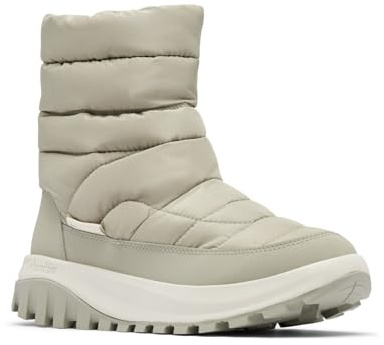 Columbia Damen Snowtrot Mid Schneestiefel, Grey Green/Dark Stone, 37.5 EU