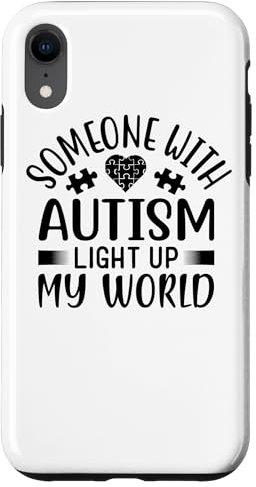 iPhone XR Someone With Autism Light Up My World Case