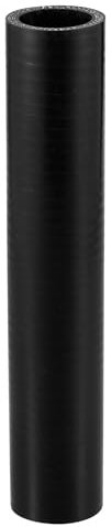 X AUTOHAUX 1 Pz 28mm 1.1 ID 200mm 7.8 Lunghezza 0 Gradi Nero Auto Silicone Tubo Refrigerante Tubo Universale