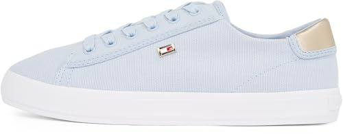 Tommy Hilfiger Baskets Vulcanisées Femme Canvas Lace Up Élégantes
