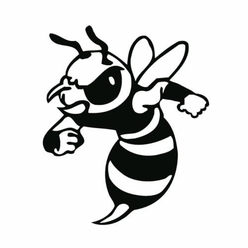 Wespe Hornet Aufkleber 10 x 12 cm Auto Sticker Hornisse Motorrad Auto Style Wohnmobil PKW - viele Farben - DIE WERBESCHEUNE