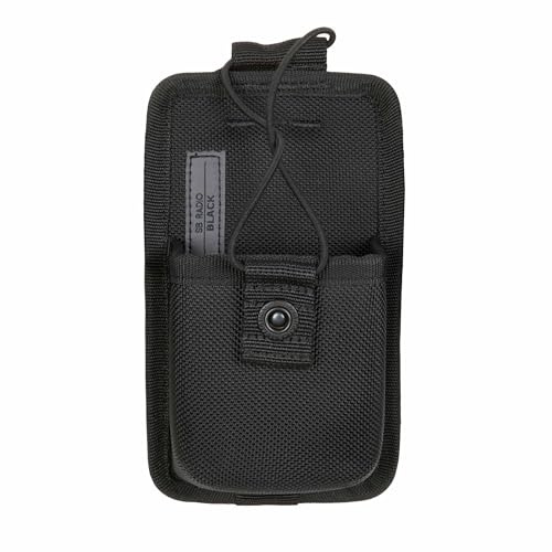 5.11 Tactical Sierra Bravo Radio Pouch – Secure, Adjustable, and Durable Universal Radio Holder for Duty, Military, and Outdoor Use, Black, Style 56247ABR