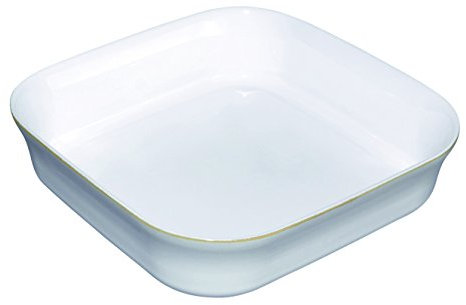 Denby USA CNV-205 Natural Canvas Square Oven Dish, Stoneware, Cream
