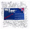 1STec 200 x 5mm White Cable Clips Suitable for Indoor Outdoor Masonry or Wood and used to Pin CAT5 CAT5e CAT6 CAT7 Network Ethernet Leads and BT CW1411 + CW1412 Dropwire + Down Wire (200, 5mm White)