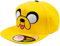 Concept One Men's Adventure Time Baseball Cap, Jake The Dog Adjustable Snapback Hat with Flat Brim, Yellow, One Size