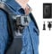 TELESIN Backpack Shoulder Strap Mount for GoPro Hero Series DJI Insta360 Action Camera Accessories, Strap Mount with Adjustable Shoulder Pads and J-Hooks, Strap Clip Holder Attachment