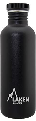 Laken Bot. ac. inox Basic 1L - Negro