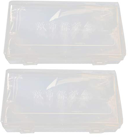 TOYANDONA 200 STK Banknoten Hüllen Geldscheine Aufbewahrung Geldscheinhalter Papiergeld Lagerung Sammlung Banknoten Album für Notgeldscheine Souvenir Scheine mit 2 Boxes