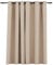 vidaXL Verdunkelungsvorhang mit Ösen Verdunkelungsvorhang Kräuselband Thermo Gardine Blickdicht Thermovorhang Leinenoptik Beige 290x245cm