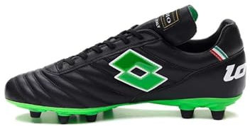 Lotto Stadio OG II FG, Bota de fútbol, Black, Talla 9.5 US (42.5 EU)