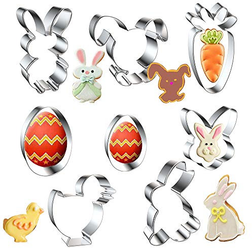 Ausstechformen, Osterkekse Ausstecher, 8 Stück Ausstechformen Ostern, Ausstechform Ostern, Osterausstecher, Ausstecher Ostern, Hasen Ausstechform, oster ausstecher set