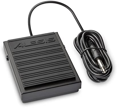 Alesis ASP-1 MKII Universal Sustain Pedal, Keyboard Pedal mit 1,5m Kabel und rutschfester Unterseite
