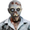 CreepyParty Zombie Maske Grusel Latex Vollkopf Masken Gruseliger Horror Masken für Halloween Karneval Kostüm Party