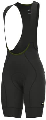 Alé Cycling Women's PRR Green Speed Bib Shorts, Black, L