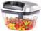 Geedel Picadora de Alimentos, Picadora Manual Fácil de Limpiar y Segura, Picadora de Verduras Rápida para Verduras, Frutas y Nueces